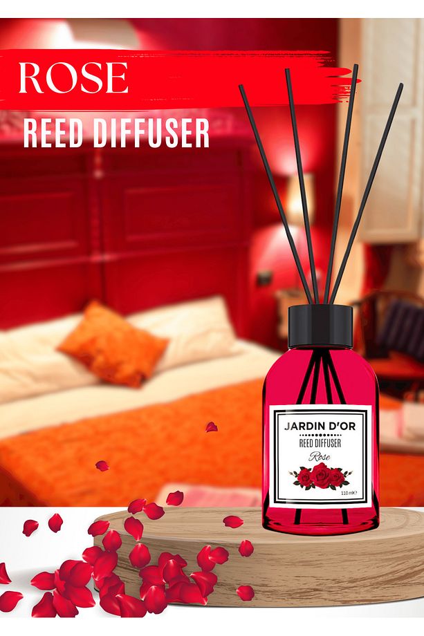 Rose Reed Dıffuser Çubuklu Oda Kokusu 110 Ml 8681529300158 - 1