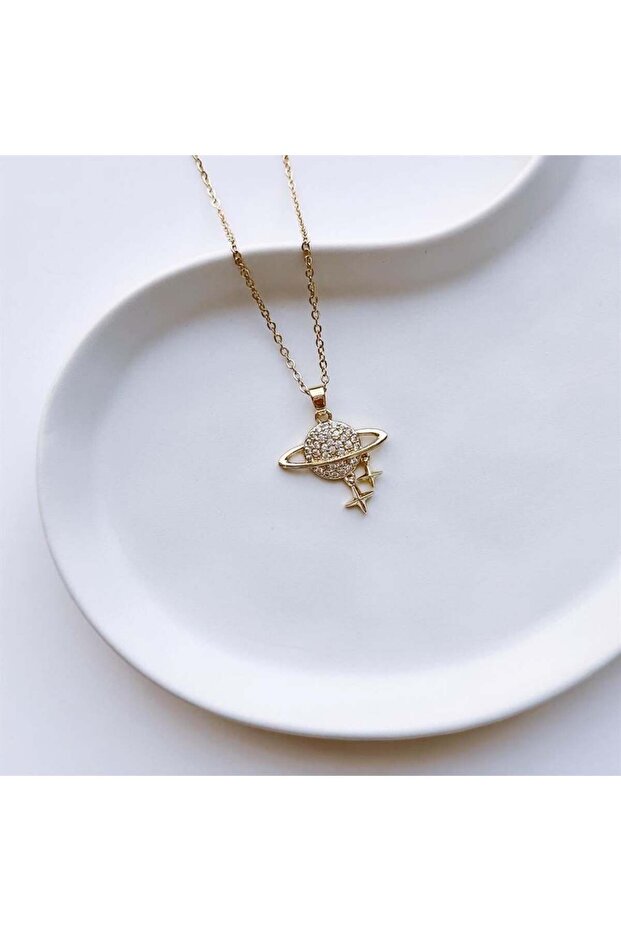 Saturn Star Necklace