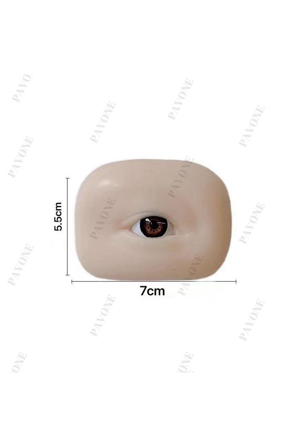 Kalıcı Makyaj Eyeliner - Dipliner Ve Microblading Için Ultra Gerçekci Eğitim Pratik Slikonu - 8