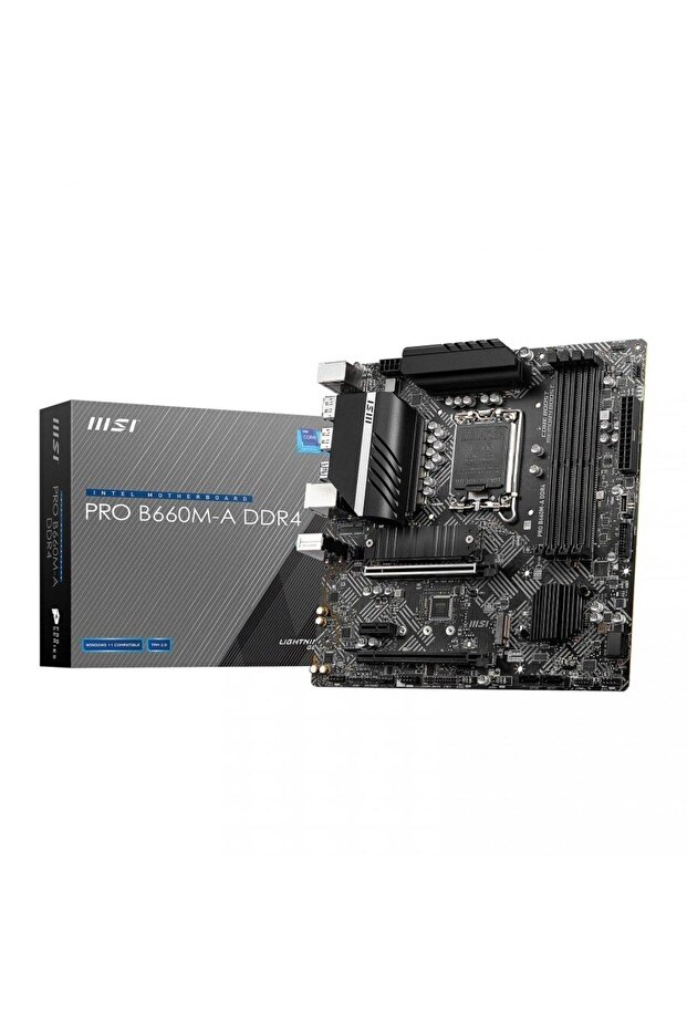 Pro B660-a Intel B660 Soket 1700 Ddr4 4800mhz Anakart - 1