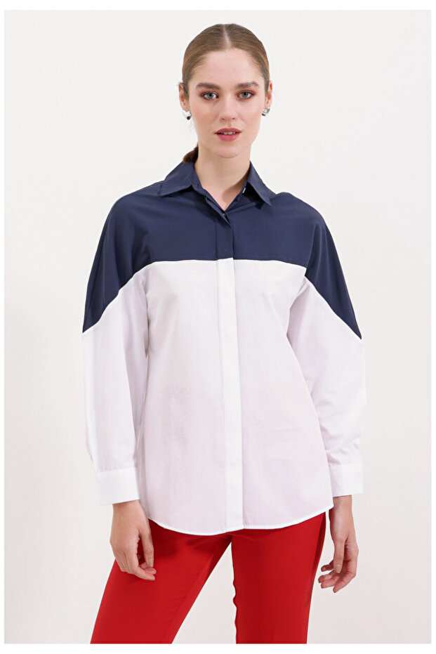 Kadın bloklu gömlek - 1