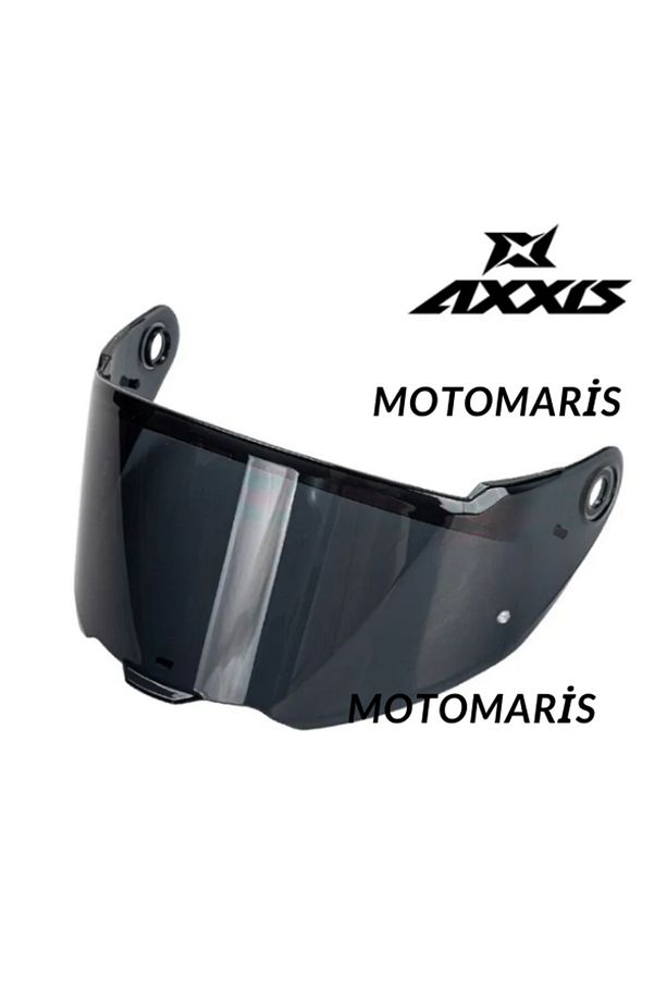 AXXİS HAWK SİYAH VİZÖR - 1
