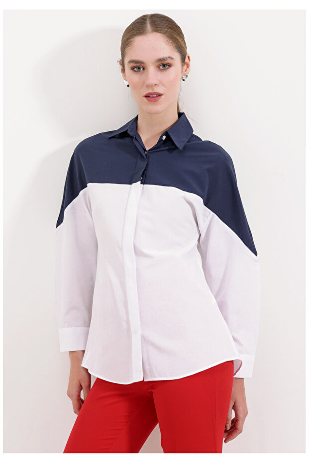Kadın bloklu gömlek - 2
