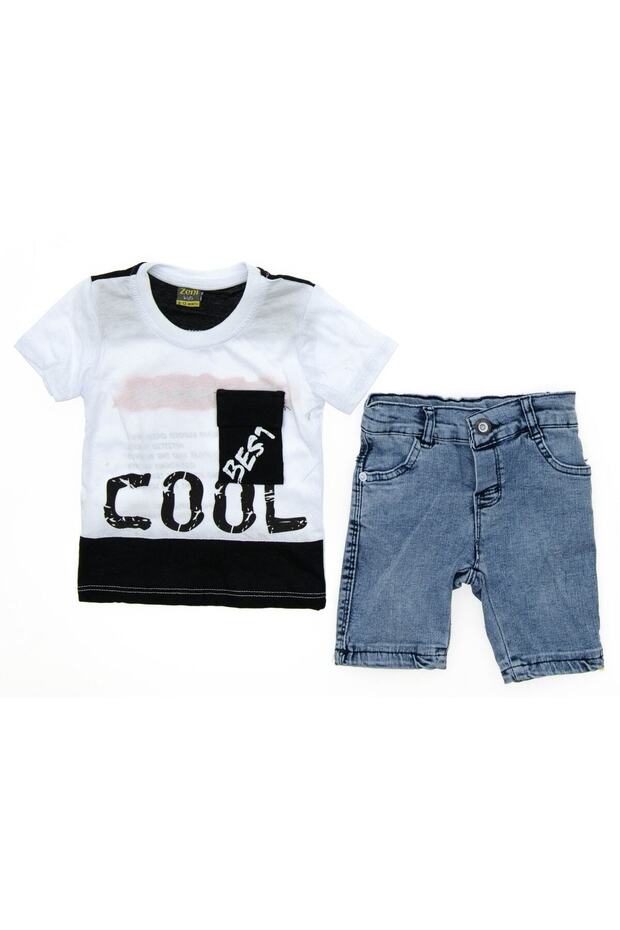 144-00-23 Baby 2-Piece Combed Cotton Set 9-24 Months
