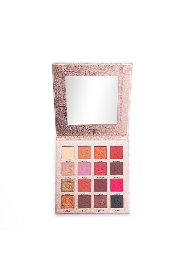 Comely Eyeshadow 16 Renk Göz Farı Paleti, Yüksek Pigmentasyon, Topaklanmaz, Kolay Dağılım - 3