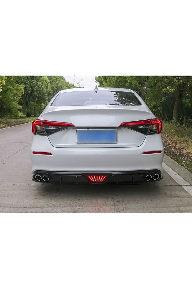 CIVIC 2022 FE1 İÇİN UYUMLU 4 EGZOZ DİFÜZÖR - LEDLİ - 4
