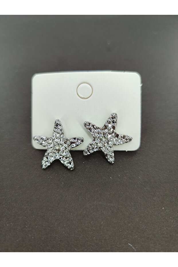 أقراط نجمة منقوشة - 2