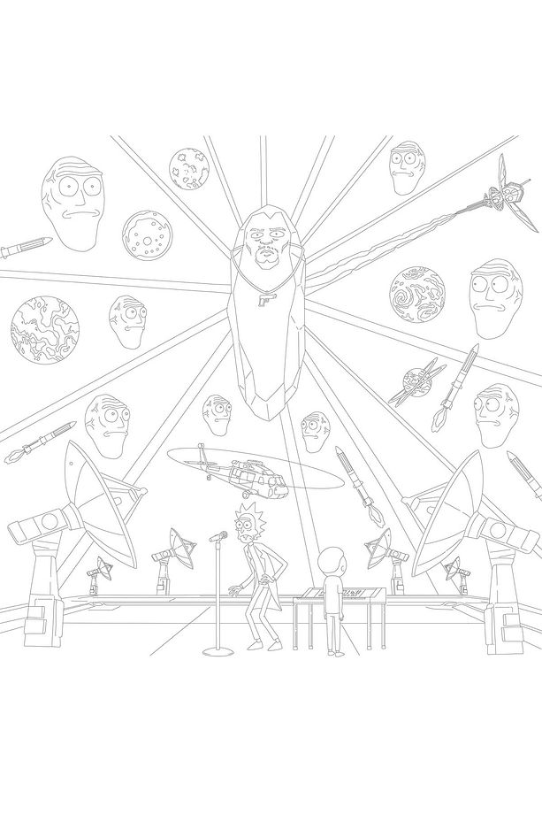 Rick and Morty Official Coloring Book - 3