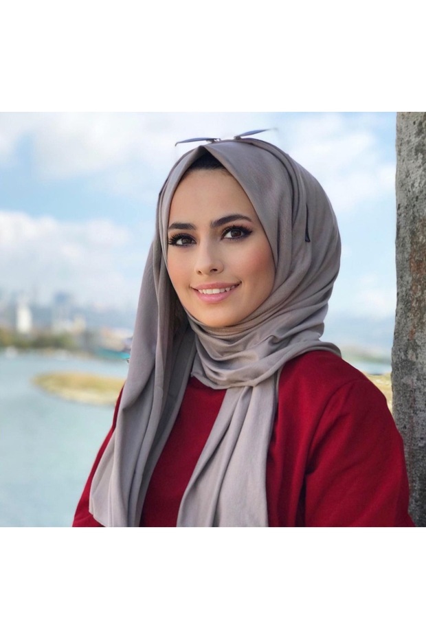 حجاب حجاب شال قطني ممشط من فرو المنك