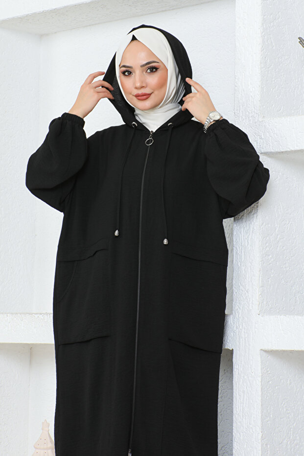 KADIN KAPİŞONLU  AEROBİN TESETTÜR KAP - 4