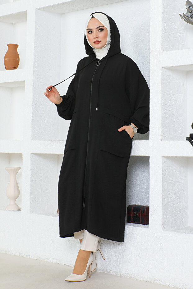 KADIN KAPİŞONLU  AEROBİN TESETTÜR KAP - 3