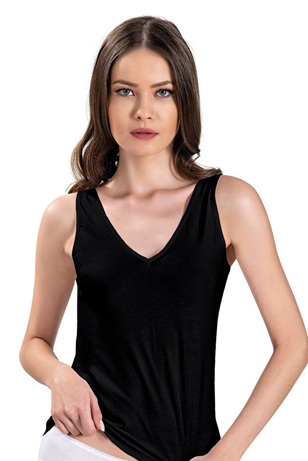 523 Kadın V Yaka Atlet - 1