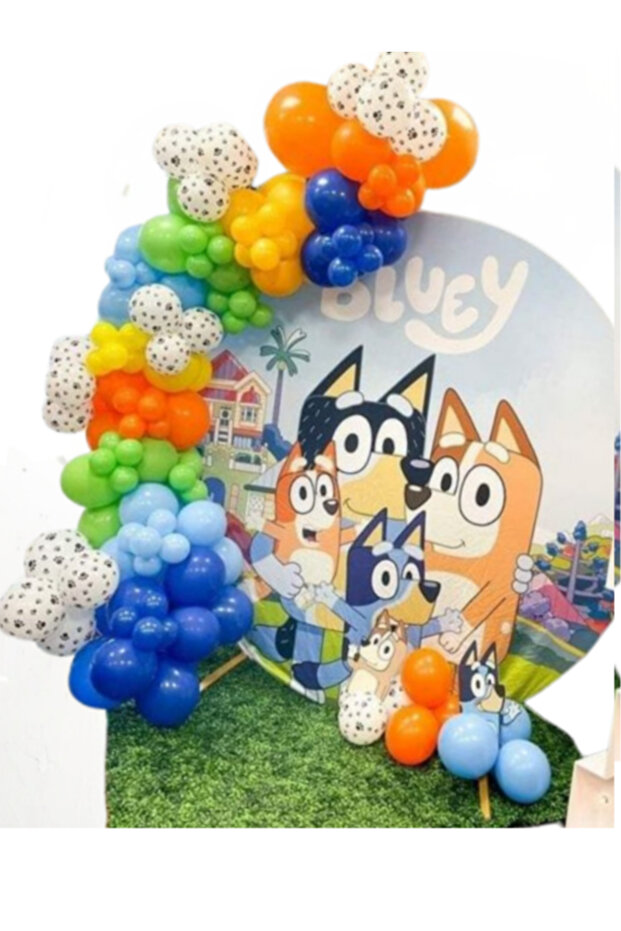 Bluey Set of 65 Balloon Chains for Birthday