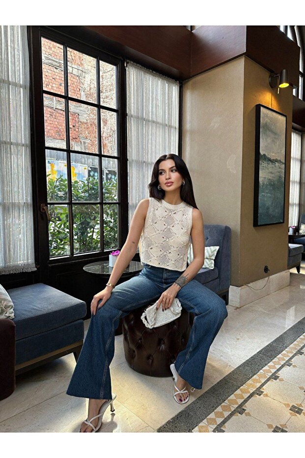 Pulover Pulover - Cravată laterală - 8