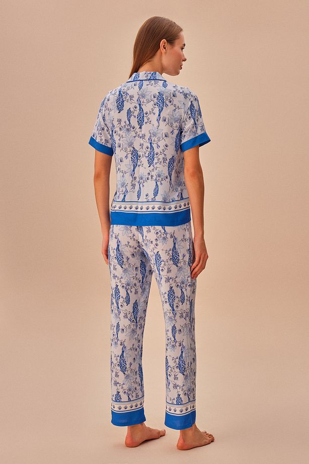 Peafowl Maskülen Pijama Takımı - 4