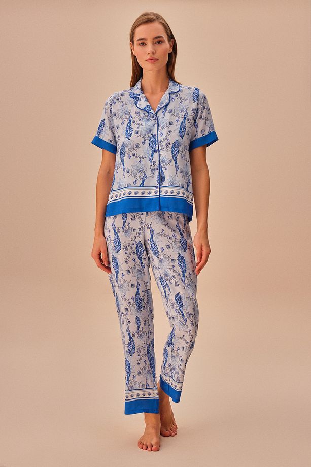 Peafowl Maskülen Pijama Takımı - 2