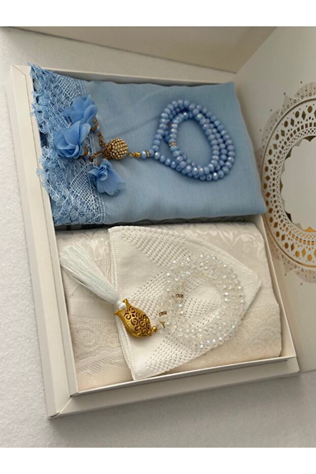 çeyizlik hediyelik seccade seti - 3