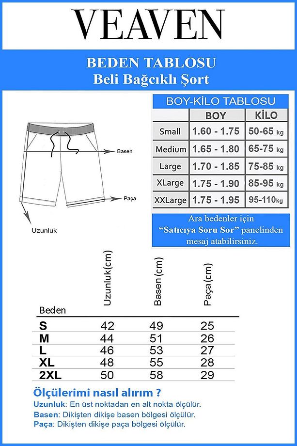 Erkek Beyaz Basic Regular Fit Şort & Bermuda - 5
