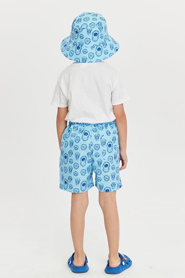 قبعة دلو منقوشة للأولاد 7007 - 3