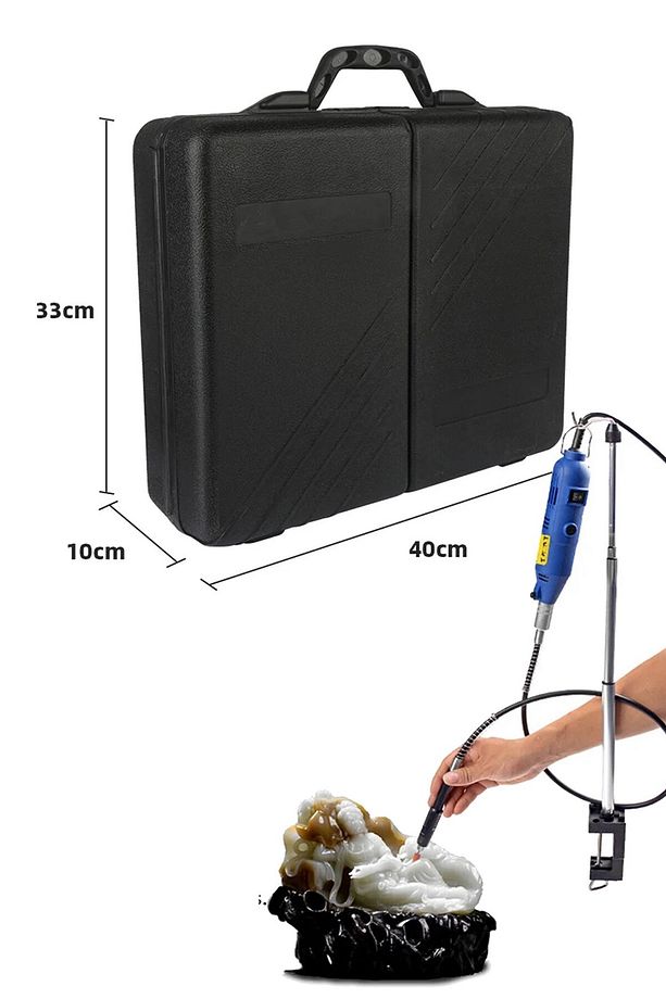 Profesyonel Standartlarda İşçilik 350PCS Çift Makineli Gravür Oyma Dremel Taşlama Zımpara Seti - 3