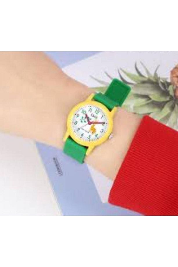 Unisex Q&Q V23A-010VY Zürafa Desenli Çocuk Kol Saati - 4