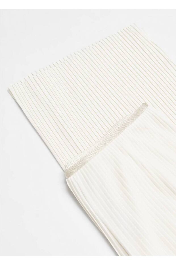 Pantaloni largi plisați - 5