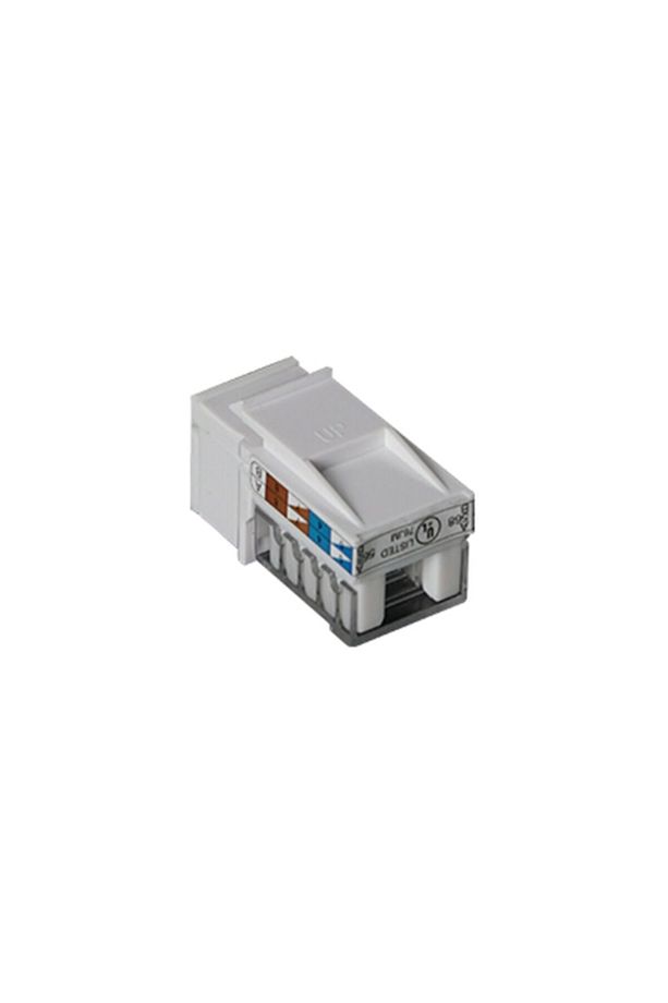 Cat6 Utp Keystone Jack Korumasız 90 Derece Veri Prizi Korumasız 5 Adet - 5