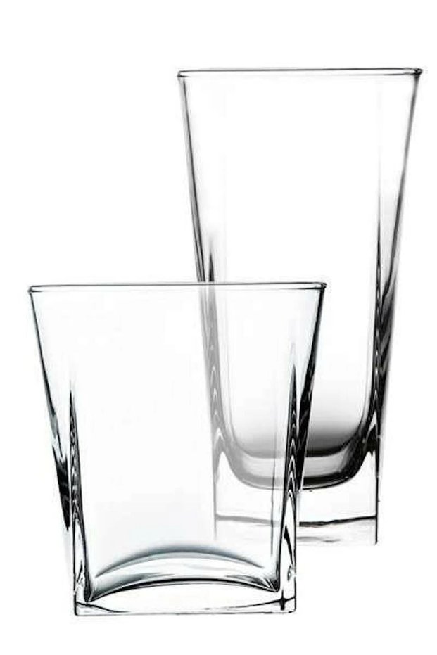 12 Piece Carre Water and Soft Drink Set P41280 & P41300 Fma02292 Fma678876