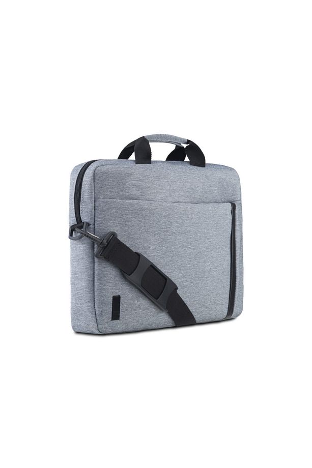 Bnd804 Worklife 15.6" Su Geçirmez Kumaş Macbook, Mac Air, Notebook, Laptop El Çantası -gri - 5
