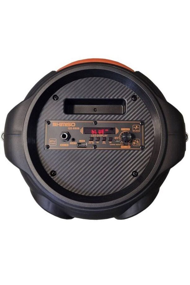 Led Işıklı Mikrofonlu Bluetooth Hoparlör Taşınabilir Karaoke Kablosuz Speaker - 3