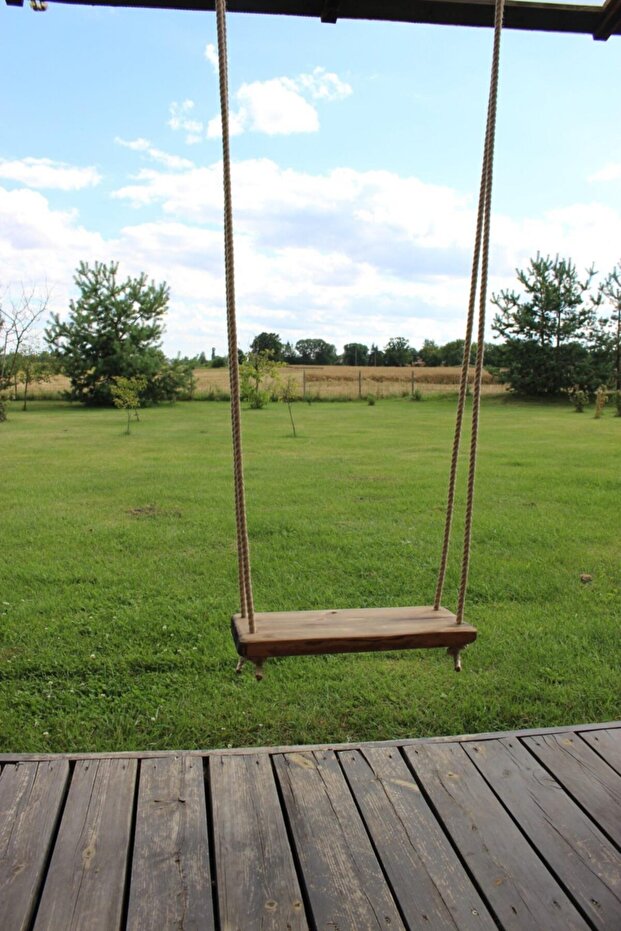 Ahşap Halatlı Salıncak - 2