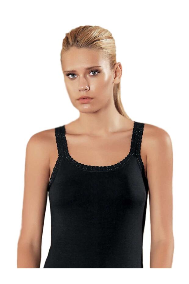 Mb614 Women's Lace Strap Tank Top