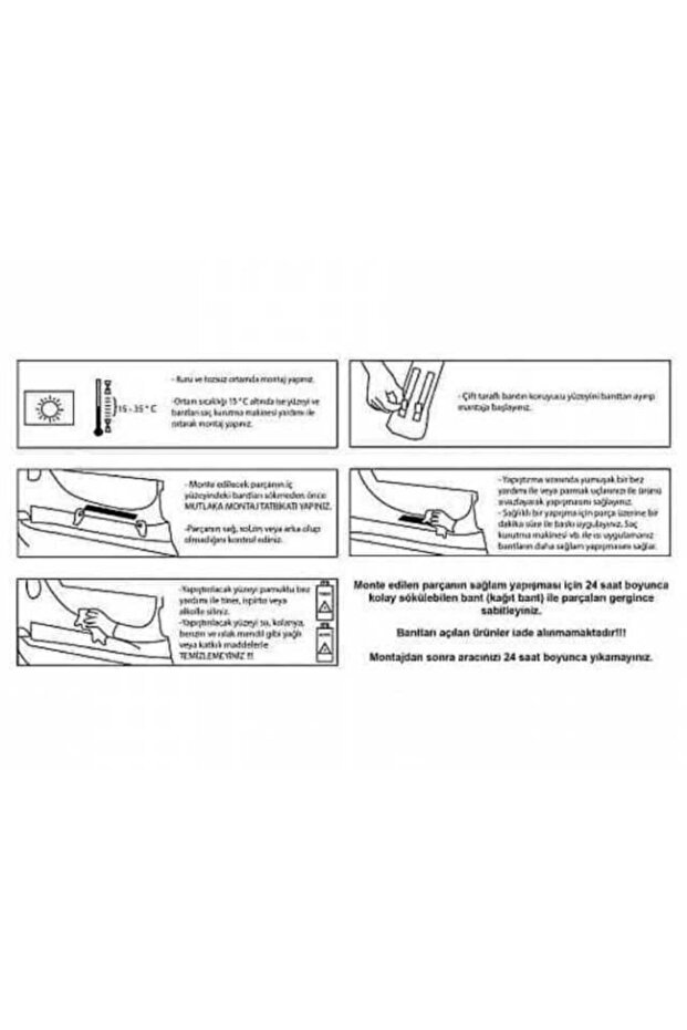 Volkswagen Caddy Uyumlu Kapı Direği 2 Parça 2003 - 3