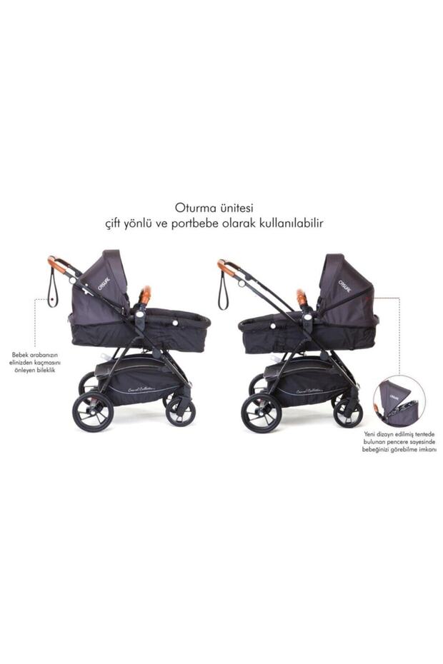 Cadillac Air Trona T/s Bebek Arabası Antrasit - 3