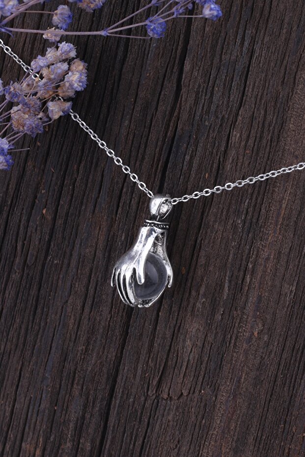 Crystal Quartz Claw Natural Stone Pendant - Kl0184