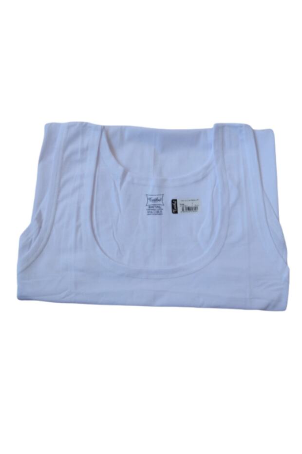 Men's White Undershirt - 1