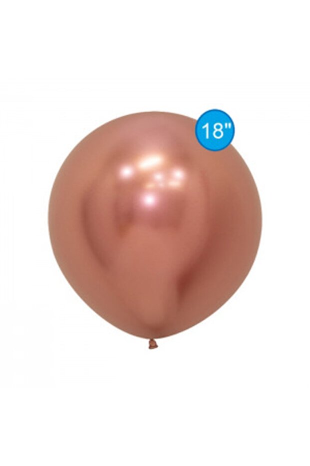 Chrome Rose Gold Balloon 18 Inc