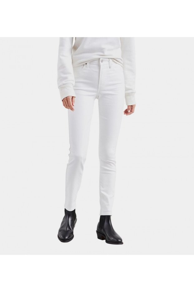 LE 721 HIGH RISE SKINNY Women's / Girls' White Jeans