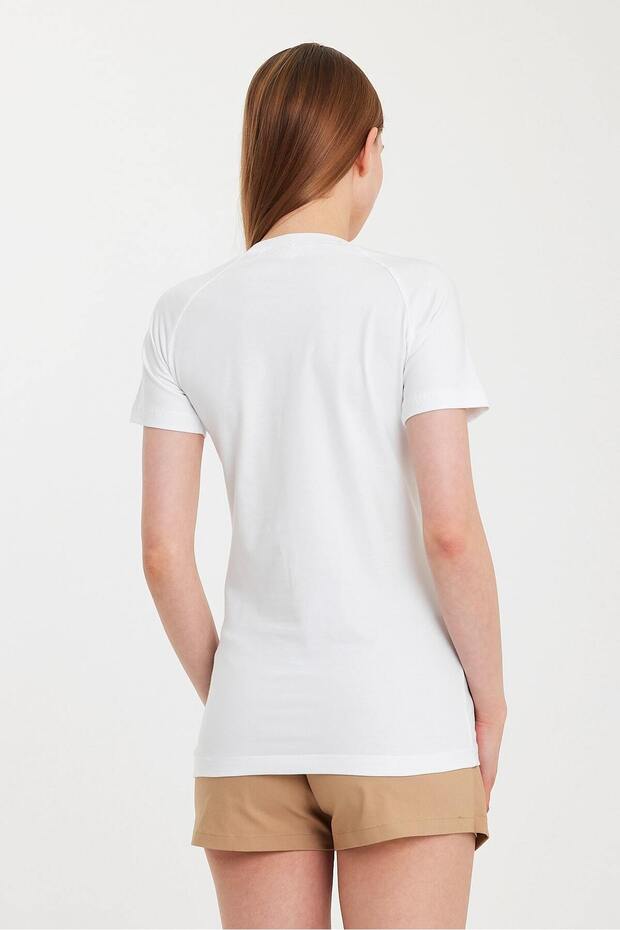 Comfortable Molded Cotton Basic T-Shirt - 5