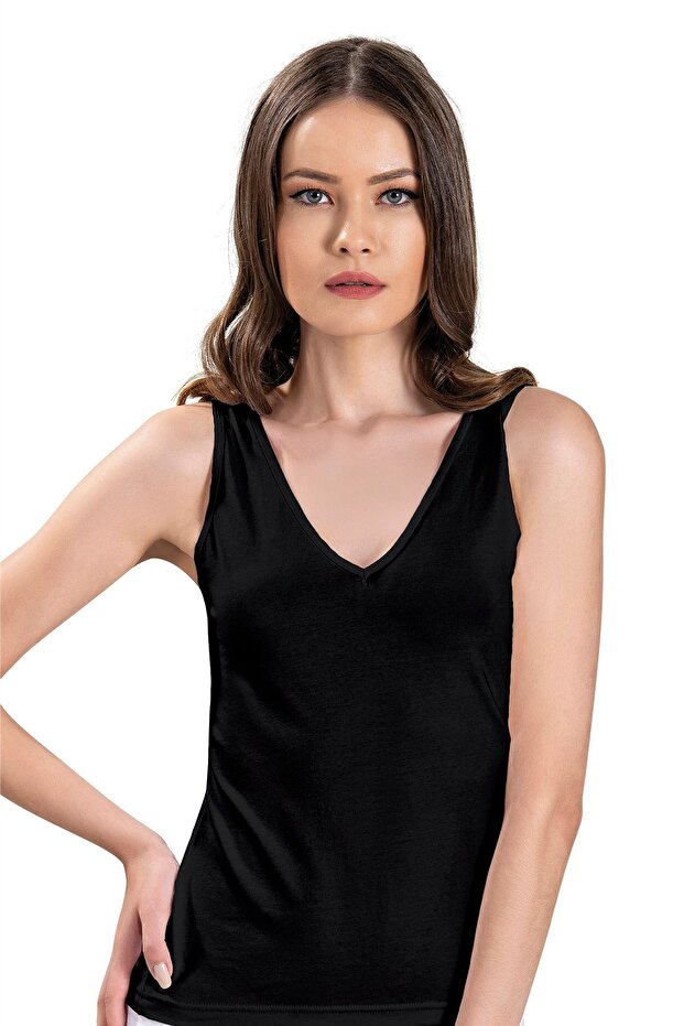 523 Kadın V Yaka Atlet - 2