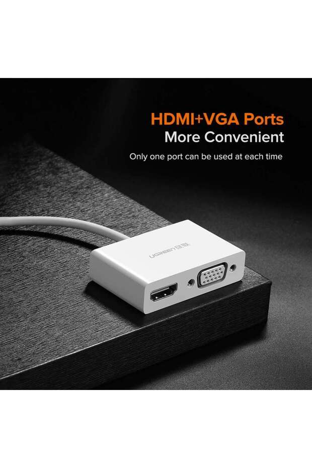 Type-c To Hdmı Vga Dönüştürücü Adaptör - 5