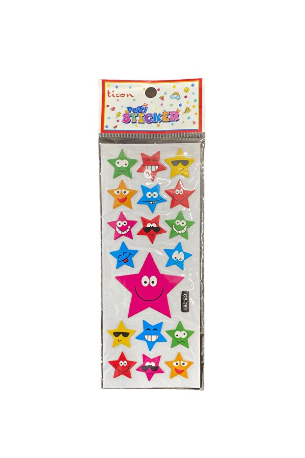 ملصق منتفخ EMOJILY STAR 20 عبوة