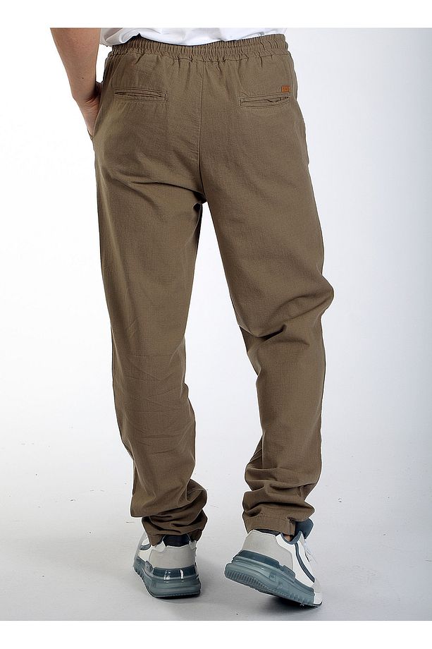 Normal Bel Regular Fit Deve Tüyü Erkek Chino Pantolon 242 LCM 221004 NEW BEACH CAMEL - 4