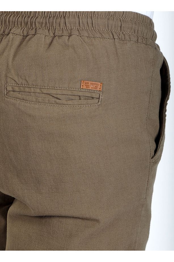 Normal Bel Regular Fit Deve Tüyü Erkek Chino Pantolon 242 LCM 221004 NEW BEACH CAMEL - 3
