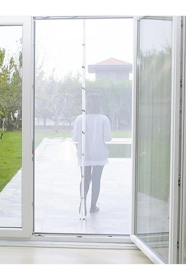 Mıknatıslı Kapı Sinekliği 90x210 Cm Raptiye ve Cırt Bant - 2