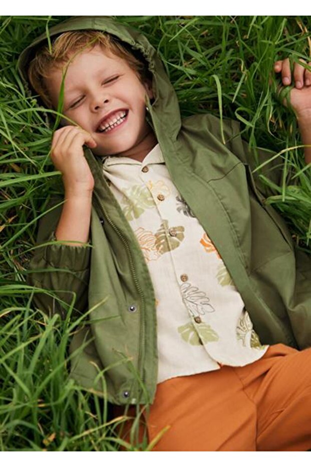 قميص أخضر للأولاد 03114-059 - 1
