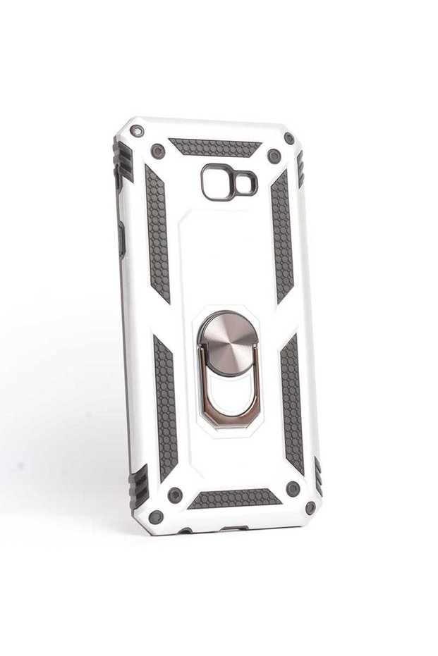 Case for Samsung Galaxy J4 Plus Case Dual Layer Polycarbonate Protection and Magnetic Holder Stand Ring