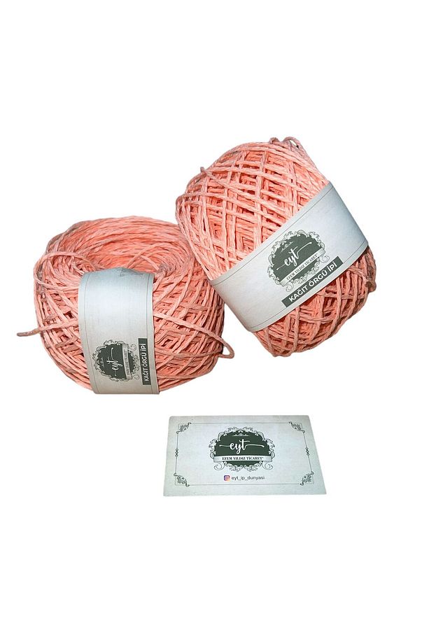 Kağıt ip / sarılmış örülmeye hazır kağıt ip YUMAK  50gr - 1