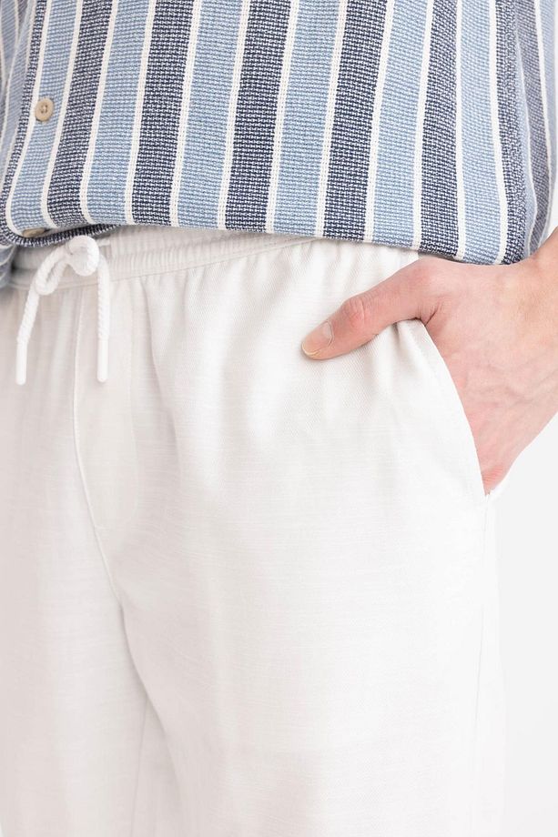 Yazlık Jogger Pantolon Basic Düz Cepli Dar Paça B4091ax24sp - 5
