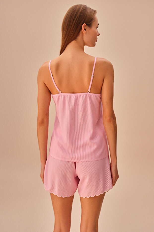 Stripe Şort Takımı - 4